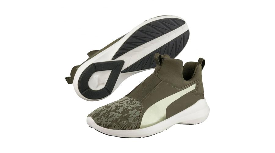 puma rebel mid wns speckles